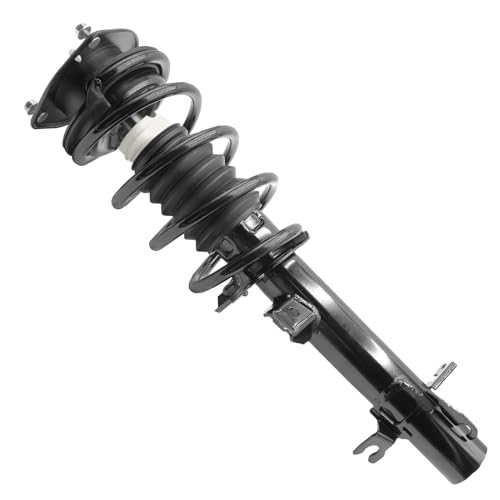 Detroit Axle - 2 Front Struts for 2011-2016 Mini Cooper Countryman Paceman without Sport Suspension 2012 2013 2014 2015, Complete Struts with Coil Spring Assembly Replacement Shocks - size: 11965_11966/PAIR