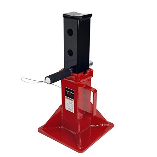 Stark USA 22-Ton Capacity Jack Stands Pin Style Lock for Supporting Trucks Trailers Car, Automotive Jack Support, Adjustable Height, Set of 2 (Pair)