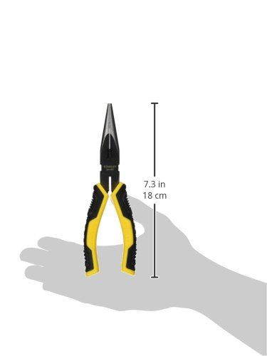 Stanley 84-031W 6-Inch Bi-Material Long Nose Cutting Plier
