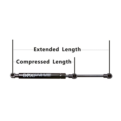 BOXI 2pcs Universal Lift Supports Struts Shocks Gas Struts Shocks Springs Supports Extended Length 14.50", Compressed Length 9.25", Force (lbs) 25.00,10mm Ball Socket 4043