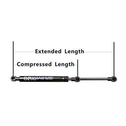 BOXI 2pcs Universal Lift Supports Struts Shocks Gas Struts Shocks Springs Supports Extended Length 14.50", Compressed Length 9.25", Force (lbs) 25.00,10mm Ball Socket 4043