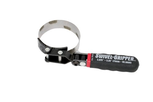 Lisle 57020 Small Oil Filter Swivel Wrench - size: 2.875-3.25 / 73-82.5mm