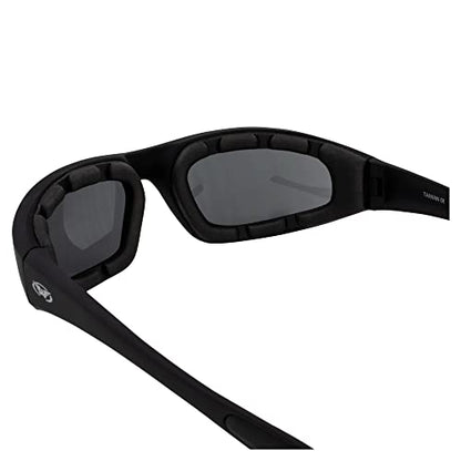 Global Vision Kickback Motorcycle Glasses - color: Black Frame/Smoke Lens