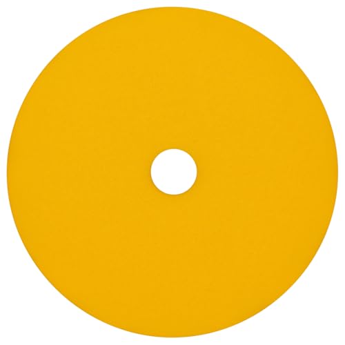 RUPES 9.DA180M Pack of 12 Yellow D-A Fine Finishing Foam Pads 180mm | Ideal for Paint Correction | Moderate to Fine Defect Removal | Compatible with 6" Backing Plate - size: Fine 180mm, style: Pack of 12