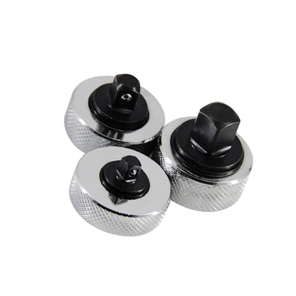 3pcs Reversible Thumbwheel Ratchet Wrench Set, Palm Ratchet Wrench, 1/4" 3/8" 1/2" Drive Finger Ratchet Set - color: 1/4" + 3/8" + 1/2" Drive Set