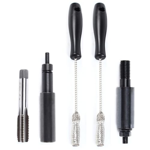 Injector Sleeve Cup Install Removal Tool Kit, Injector Sleeve Cup Cleaning Brush & Disassembly Tool, for 2003~2010 6.0l and 6.4l Engines