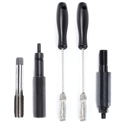 Injector Sleeve Cup Install Removal Tool Kit, Injector Sleeve Cup Cleaning Brush & Disassembly Tool, for 2003~2010 6.0l and 6.4l Engines
