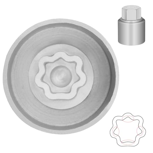 801 Wheel Locking Nut Key for Jeep Renegade Wrangler Cherokee Dodge Journey 2016-2020, 29mm Lock Bolt Inner Dia Anti-Theft Lug Nut Removal Tool - size: 801