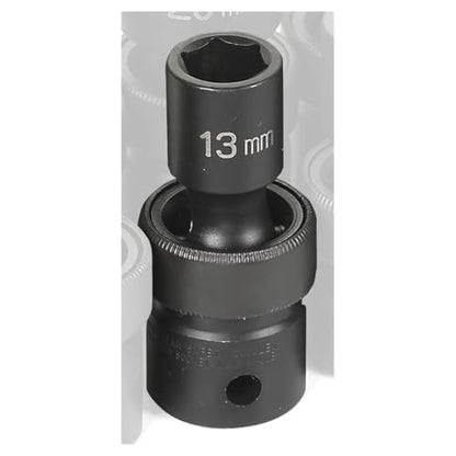 Grey Pneumatic 2013UM Socket - style: 13mm Standard Universal
