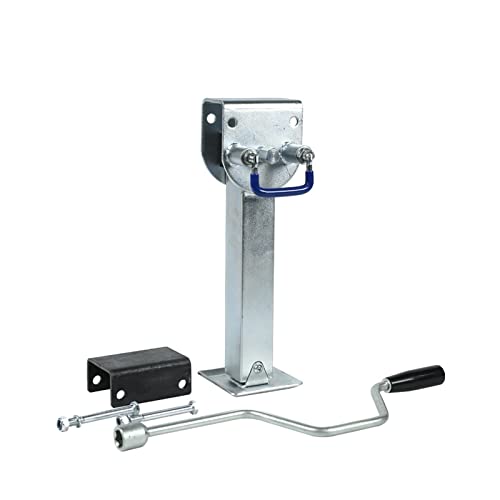 Trailer Stabilizer Legs for RV, Motorhome, Caravan, & Boat - Adjustable Drop Down Jack Parts for Parking & Support, 360-550mm Height Range