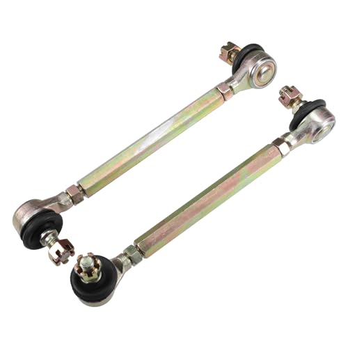 ACROPIX 13cm 5.11" Steering Tie Rod End Tie Rod Link Fit for 50cc 70cc 90cc 110cc 125cc 150cc ATV Quad Four Wheeler with Ball Joint Accessories - Pack of 2 - size: 130mm