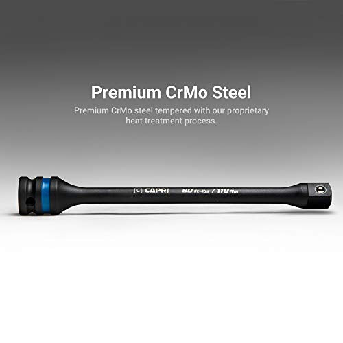 Capri Tools 1/2 in. Drive 80 ft. lbs. Torque Limiting Extension Bar - size: 80 ft-lbs (110 Nm)