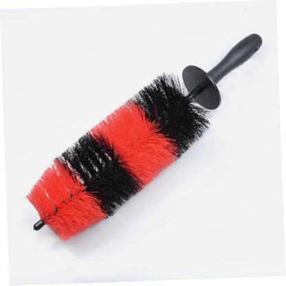 Wheel Brush for Car Cleaning Ergonomic Tire Hub with Dense Bristles Multi Purpose Use for Rims and More Durable Material for Car Detailing