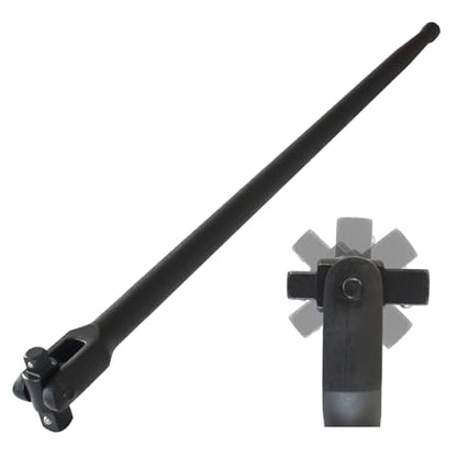 24" Breaker Bar 1/2" & 3/8" Dual Drive 360 Rotatable Head 600Nm Torque | 360 Rotatable Head 24" Breaker Bar 1/2" & 3/8" Dual Drive 600Nm Torque Chrome Vanadium Steel