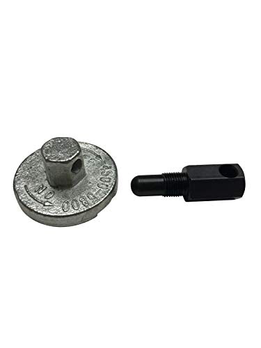 Universal Clutch Removal Tool and Piston Stop Flywheel Removal Tool Compatible with Echo Stihl and Husqvarna 2 Cycle Chainsaws Replacement Part 14MM