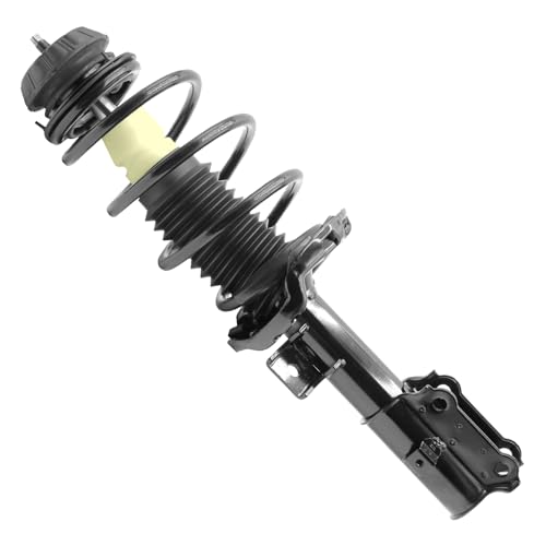 Detroit Axle - 2 Front Struts for 2018 2019 2020 2021 Hyundai Accent Kia Rio, Quick Strut with Coil Spring Assembly Replacement Quick Complete Struts Shocks Suspension - size: 13063_13064/Pair