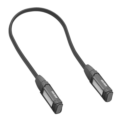 Hands-Free Rechargeable Neck Lamp, Inspection Light Adjustable Brightness, Flexible Light for Car Repair Mainte Adjustable Brightness Neck Rechargeable Hands-free Lamp Flexible Inspection for Repair - color: Gray