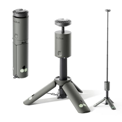 Outask Camping Light Telescopic, Collapsible Magnetic Camping Lantern with 12000mAh Battery, Telescoping IPX6/IPX7 Waterproof Flashlights, Camping Lamp for Emergency, Camping, Hiking (Military Green) - color: Military Green