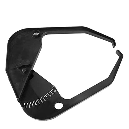 Pongnas Wheel Balancer Caliper Width Measuring Tool for Manual Tire Input ABS Plastic Scale with Clear Graduation Portable Easy to Carry Design