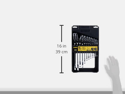 DEWALT Ratcheting Wrench Set, SAE, Flexible, 12-Piece (DWMT19231) - style: Classic