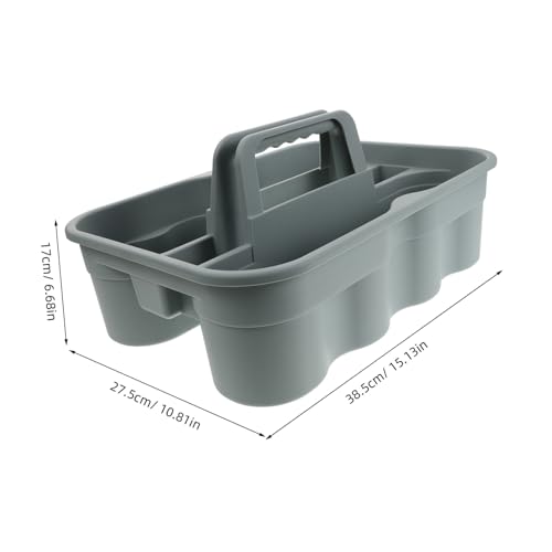 Portable Plastic Tool Storage Basket with Handle Versatile Cleaning Supplies Organizer for Auto Detailing Car Wash and Home Use for Women and Men