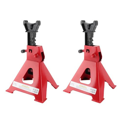 Bewinner Heavy Duty 2 Ton Jack Stand Lightweight Carbon Steel 2 Pack for Car SUV Truck with Adjustable Height 10.5-16.5 Inch Ratchet Safety Stand