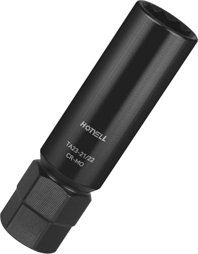 10 Spline Lug Nut Key, Thicker Wall 10 Point Wheel Lock Socket Set | CR-MO Wheel Lugnut Removal Tool for Aftermarket Locking Lug Nuts, Compatible with Bimecc Lug Nuts - style: TA23-21/22