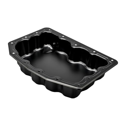 KAX FP64A Engine oil pan with Drain Plug Compatible with F-250 Super Duty, F-350 Super Duty, F-550 Super Duty, F-450 Super Duty - color: Engine oil pan, size: FP64A for F-250/350/450/550 Super Duty