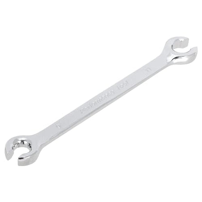 Performance Tool W30409 9 mm x 11 mm Metric Flare Nut Line Wrench | Automotive brake line wrench. 15-degree offset. Drop forged chrome alloy steel. Polished chrome finish - size: 9mm x 11mm Flare Nut Wrench