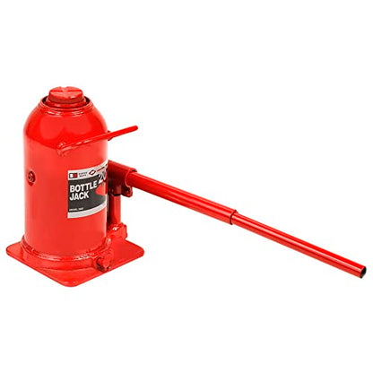 AFF Super Duty 20 Ton Hydraulic Bottle Jack, Manual, Welded Cylinder, High-Grade Steel Construction, Forged and Welded Base, 3620