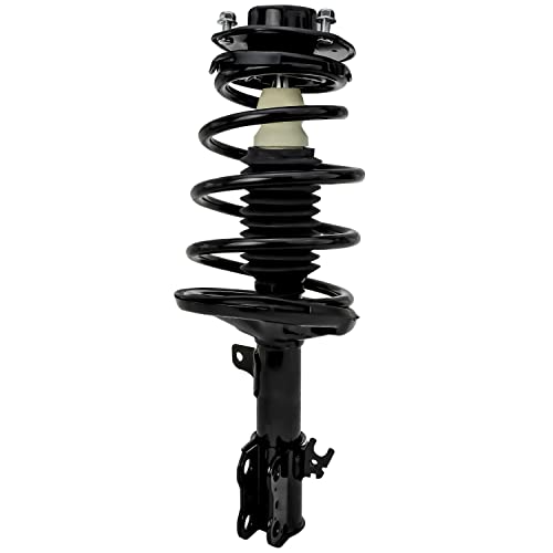 Detroit Axle - Front Struts for 97-01 Toyota Camry 2.2L - [99-03 Solara 2.4L] Complete 2 w/Coil Spring 1998-01 Replacement Ready Shocks Assembly - size: 171678_171679/PAIR