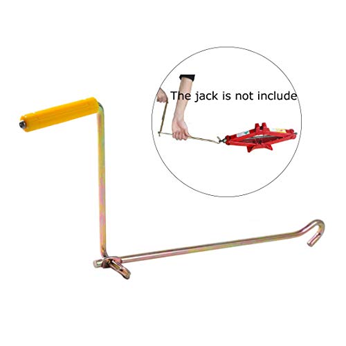 Car Truck Van Scissor Lift Jack Crank Handle, Car Steel Tire Wheel Lug Wrench Scissor Jack Crank