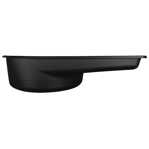 Performance Tool W4072 Black Extra Large Portable 7.5 Gallon Oil Drain Pan, (28.4 L) - style: 7.5 Gallon Plastic Oil Drain Pan