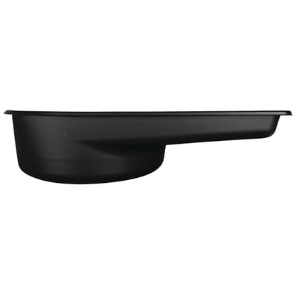 Performance Tool W4072 Black Extra Large Portable 7.5 Gallon Oil Drain Pan, (28.4 L) - style: 7.5 Gallon Plastic Oil Drain Pan