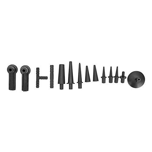 OEMTOOLS 25136 Automotive Tune-Up and Brake Bleed Kit w/ Vacuum Gauge, No-Mess, No-Leak Brake Bleeder Kit Adapters, Green Hand Vacuum Tester, Durable and Easy-to-Use