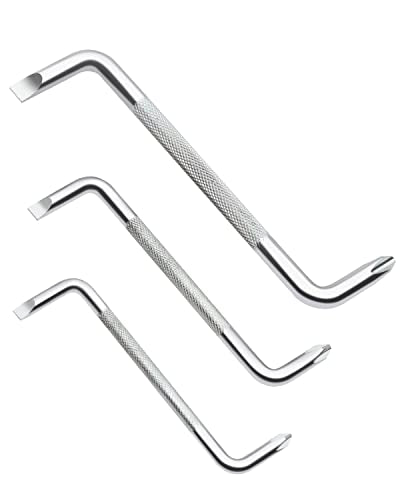 ROTATION 3pcs Offset Screwdriver Set, Head Screwdriver Set with Magnetic, Z-type Screw Drive with Philips and Flathead