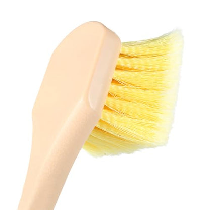 Mr. Detroit - 20" Long Handle Wash Brush w/Heavy Duty Scrub Brush with | Non-Slip Long Handle for All Wheels Tire, Like Automobile, Motorcycle, Bicycle and Ship