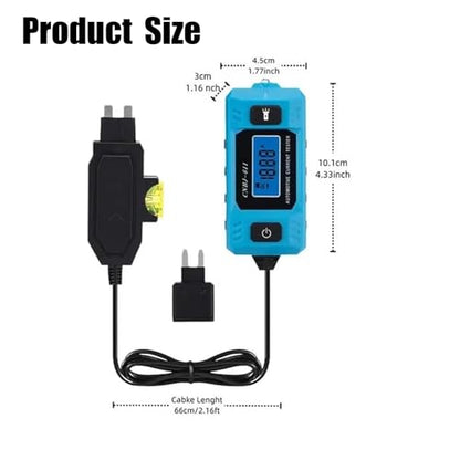 Automotive Circuit Fault Probe Tester, Portable High-Precision Car Fuse Tester, Car Circuit Probe Testers, 20A 48V Wire Tracer with LED Display and Lighting,Automotive Open & Short Finder (1set)