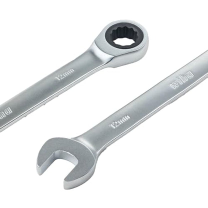 Combination Metric Ratchet Wrenches, 12 Piece