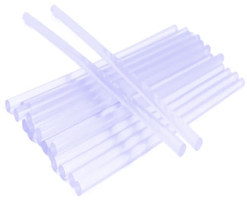 20Pcs PDR Glue Sticks, Dent Repair Glue Sticks for Car Body | Hot Melt Resin, Heat & Weather-Resistant, Dry Clear, For Metal/Plastic/Fabric, Requires Glue Gun, Non-Toxic, Clear, 7x200mm - color: Clear, size: 7x200mm