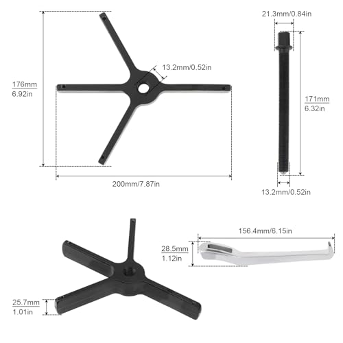 ChgImposs 8" 2 Jaw 3 Jaw Gear Puller, Adjustable Bearing Puller, Reversible Removal Tool for Internal External Pulling, Puller Tool for Removal of Pulleys Flywheels Bearings Gears - size: 8 Inch