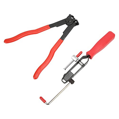 Cv Boot Clamp Pliers Kit, 2Pcs Stainless Steel Ear Clamp Boot Pliers, Automotive CV Banding Tool Kit