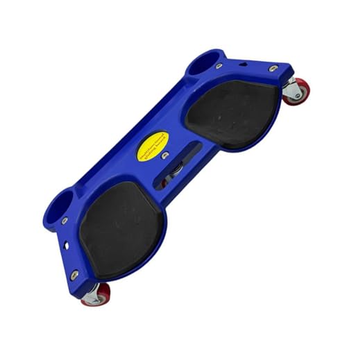 Heavy Duty Rotating Casters Wheel Kneeling Pad for Auto Repair and Flooring with Nonslip Surfaces and Extra Wide Design - color: Blue