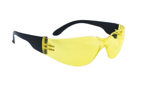 SAS Safety 5341 NSX Safety Glasses - Black Temple - Yellow Lens - Polybag