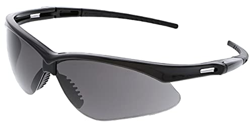 MCR Safety Glasses MP112PF Gray Hydrofilic Polycarbonate Lenses with UV Protection, Antifog & Scratch Resistant Coating, Black Frame, 1-Pair - color: Gray, size: One Size