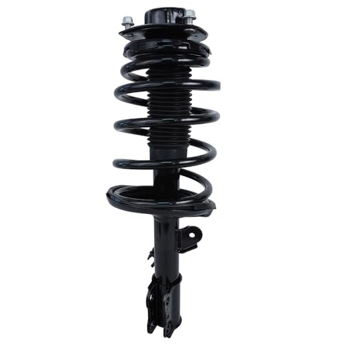 Detroit Axle - 2pc Front Struts for 98-03 Toyota Sienna, 2 Struts & Coil Springs Assembly 1998 1999 2000 2001 2002 2003 Replacement Suspension Quick Install Ready Struts Shocks - size: 171437_171438/PAIR