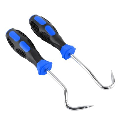2 PCS Hose Removal Hook Set, 8 Inch Gasket Hook & Pick Tool Vehicle Radiator Hose Remover, Mini Pick Hooks Puller Remover for Hoses O-Rings Gaskets, Car Accessories
