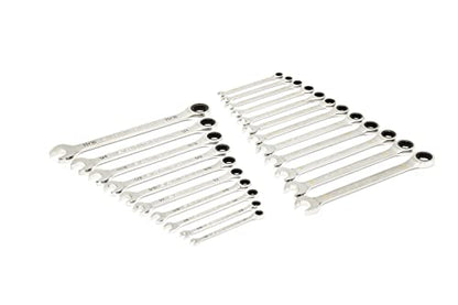 GEARWRENCH 44 Piece 90-Tooth SAE/Metric Ratcheting Wrench and Hex Key Set - 86528