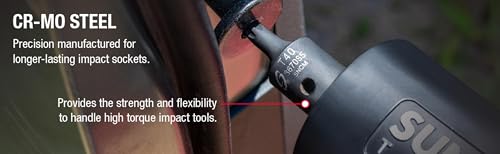 Sunex 3569 3/8" Dr. Master Hex Bit Impact Socket Set (84 Piece)