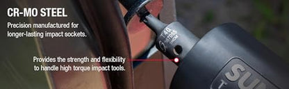 Sunex 3569 3/8" Dr. Master Hex Bit Impact Socket Set (84 Piece)